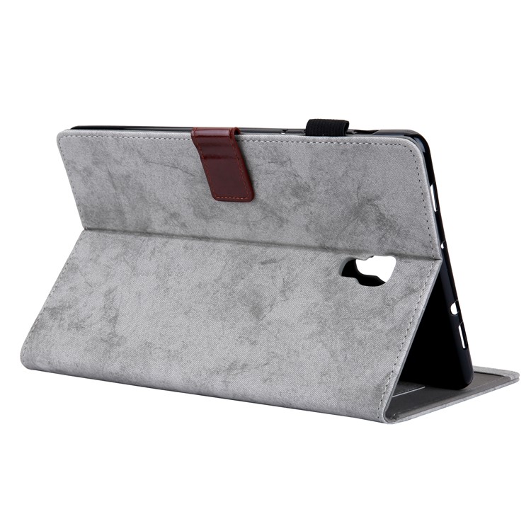 Business Style Auto Wake & Sleep Leather Case with Card Storage for Samsung Galaxy Tab A 10.5 (2018) T590 T595 - Grey-5