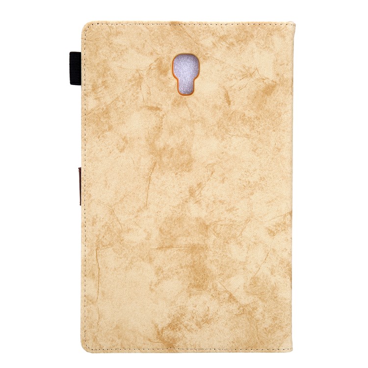Business-Stil Auto-Wake & Sleep Ledertasche Mit Kartenfach Für Samsung Galaxy Tab A 10.5 (2018) T590 T595 - Gelb-2