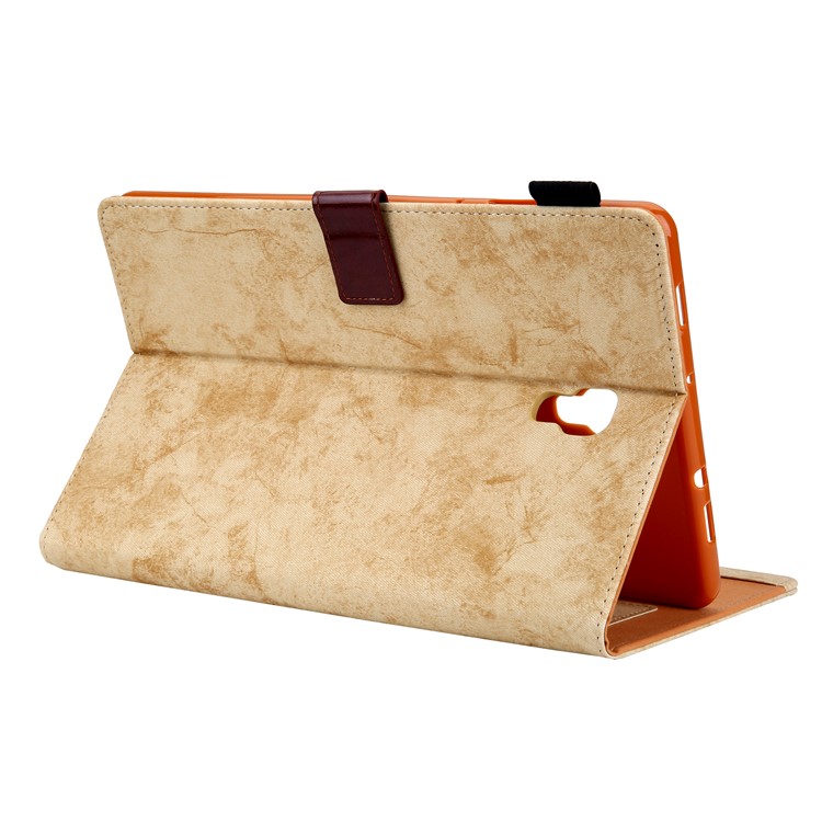 Business-Stil Auto-Wake & Sleep Ledertasche Mit Kartenfach Für Samsung Galaxy Tab A 10.5 (2018) T590 T595 - Gelb-6