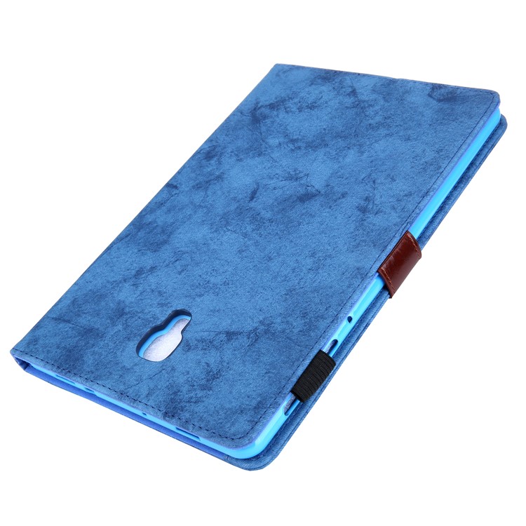Business Style Auto Wake & Sleep Leather Case with Card Storage for Samsung Galaxy Tab A 10.5 (2018) T590 T595 - Blue-4