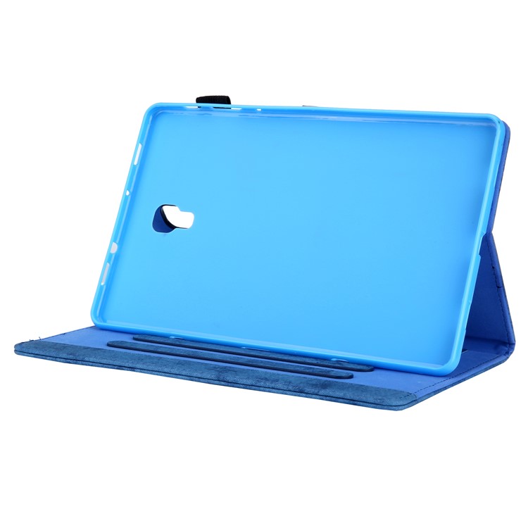 Business Style Auto Wake & Sleep Leather Case with Card Storage for Samsung Galaxy Tab A 10.5 (2018) T590 T595 - Blue-5