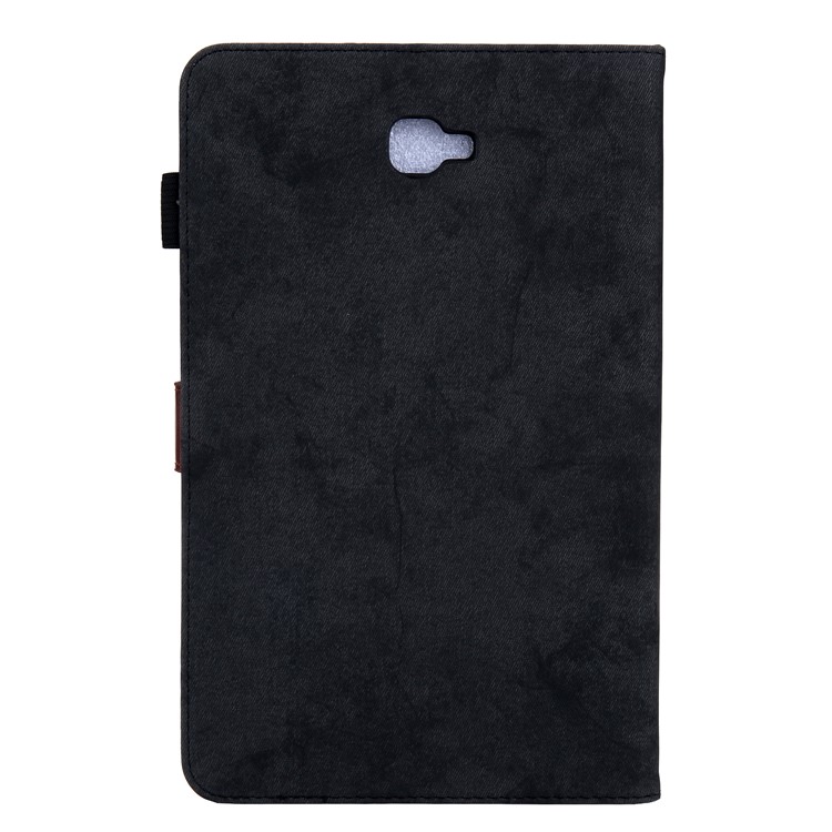 Business Style Auto Wake & Sleep Leather Case with Card Storage for Samsung Galaxy Tab A 10.1 (2016) T580 / T585 - Black-2