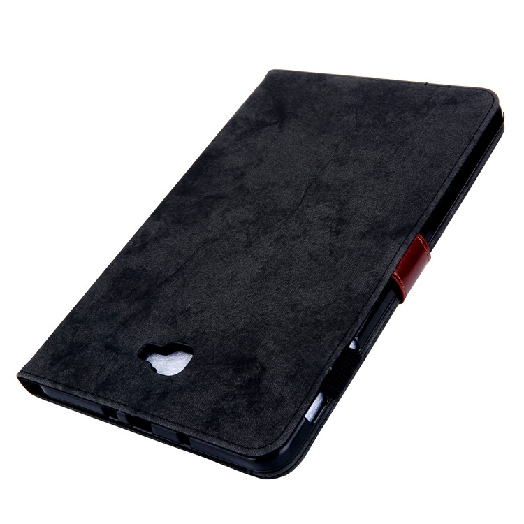 Business Style Auto Wake & Sleep Leather Case with Card Storage for Samsung Galaxy Tab A 10.1 (2016) T580 / T585 - Black-4
