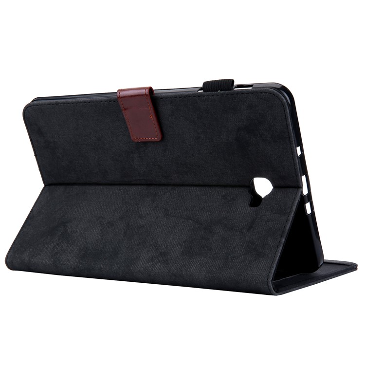 Business Style Auto Wake & Sleep Leather Case with Card Storage for Samsung Galaxy Tab A 10.1 (2016) T580 / T585 - Black-6
