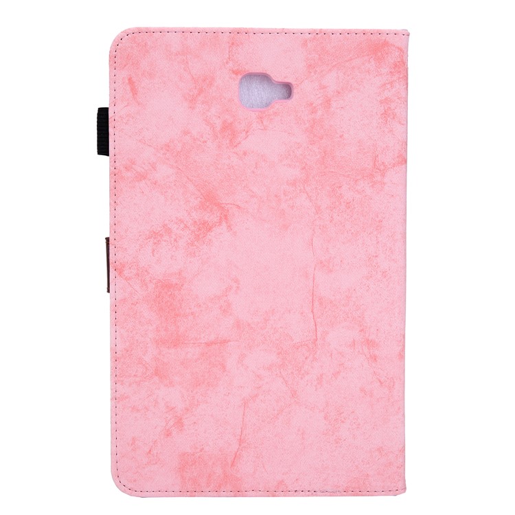 Business Style Auto Wake & Sleep Leather Case with Card Storage for Samsung Galaxy Tab A 10.1 (2016) T580 / T585 - Pink-2