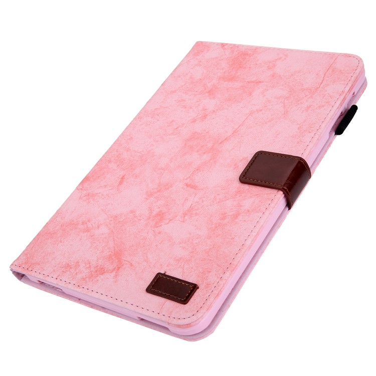 Business Style Auto Wake & Sleep Leather Case with Card Storage for Samsung Galaxy Tab A 10.1 (2016) T580 / T585 - Pink-3
