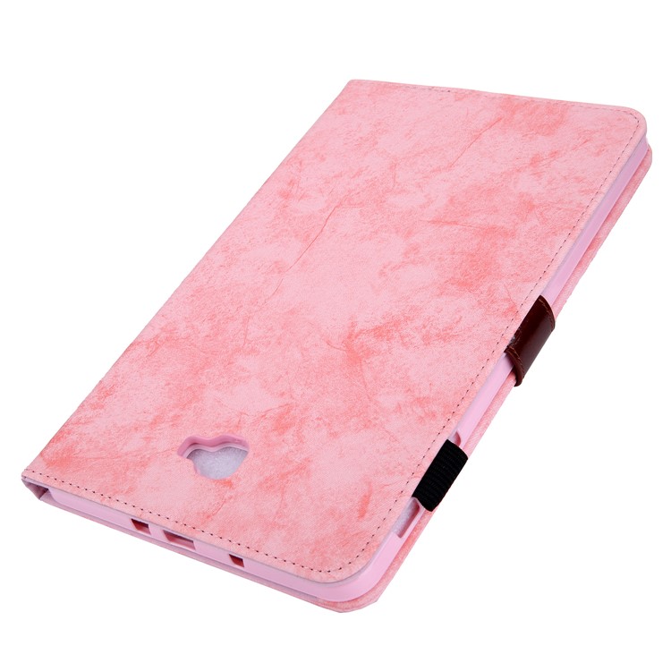 Business Style Auto Wake & Sleep Leather Case with Card Storage for Samsung Galaxy Tab A 10.1 (2016) T580 / T585 - Pink-4