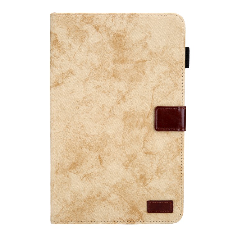 Business Style Auto Wake & Sleep Leather Case with Card Storage for Samsung Galaxy Tab A 10.1 (2016) T580 / T585 - Yellow-1