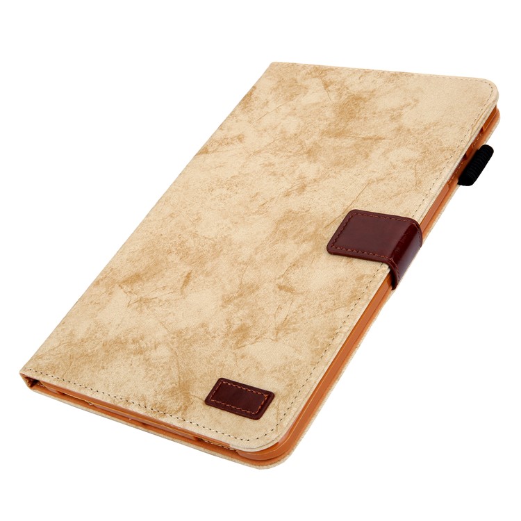 Business Style Auto Wake & Sleep Leather Case with Card Storage for Samsung Galaxy Tab A 10.1 (2016) T580 / T585 - Yellow-3