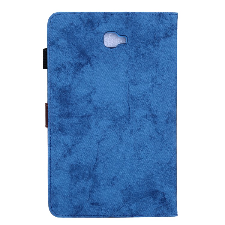 Business Style Auto Wake & Sleep Auto Wake & Sleep Leather Case with Card Storage for Samsung Galaxy Tab A 10.1 (2016) T580 / T585 - Blue-2