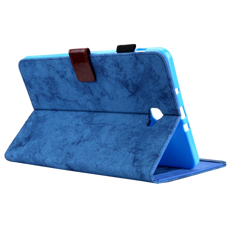 Business Style Auto Wake & Sleep Auto Wake & Sleep Leather Case with Card Storage for Samsung Galaxy Tab A 10.1 (2016) T580 / T585 - Blue-6
