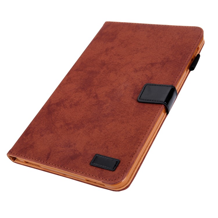 Business Style Auto Wake & Sleep Leather Case with Card Storage for Samsung Galaxy Tab A 10.1 (2016) T580 / T585 - Brown-3