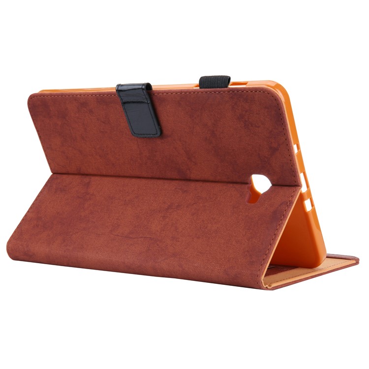 Business Style Auto Wake & Sleep Leather Case with Card Storage for Samsung Galaxy Tab A 10.1 (2016) T580 / T585 - Brown-6