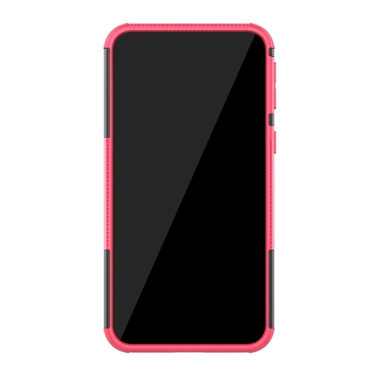 Anti-slip PC + TPU Hybrid Case with Kickstand for Samsung Galaxy A2 Core - Rose-4