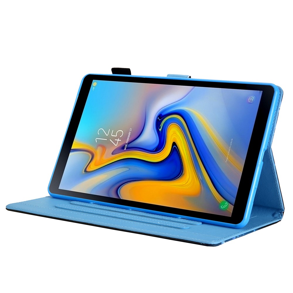 Pattern Printing Multi-angle Stand Card Holder Leather Casing for Samsung Galaxy Tab A 10.1 (2019) SM-T510/SM-T515 - Catch Star Girl-7
