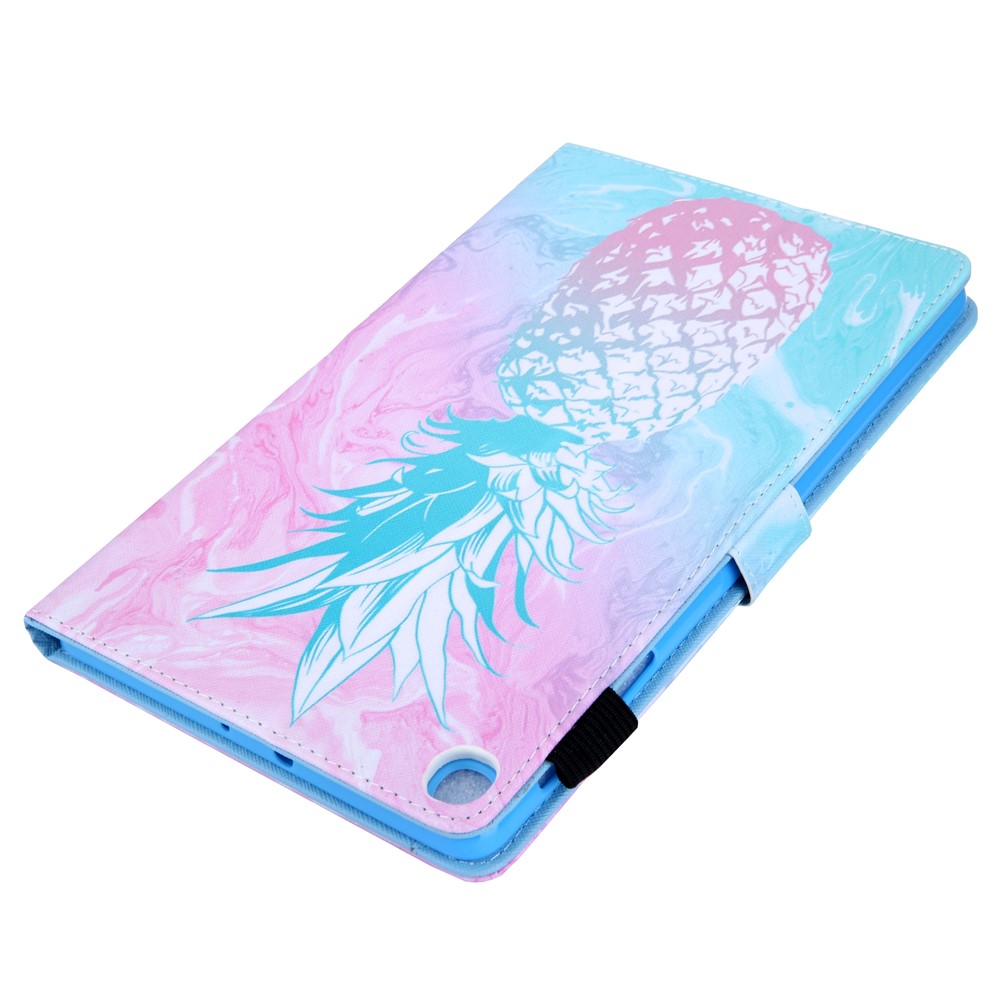 Pattern Printing Multi-angle Stand Card Holder Leather Casing for Samsung Galaxy Tab A 10.1 (2019) SM-T510/SM-T515 - Pineapple-4