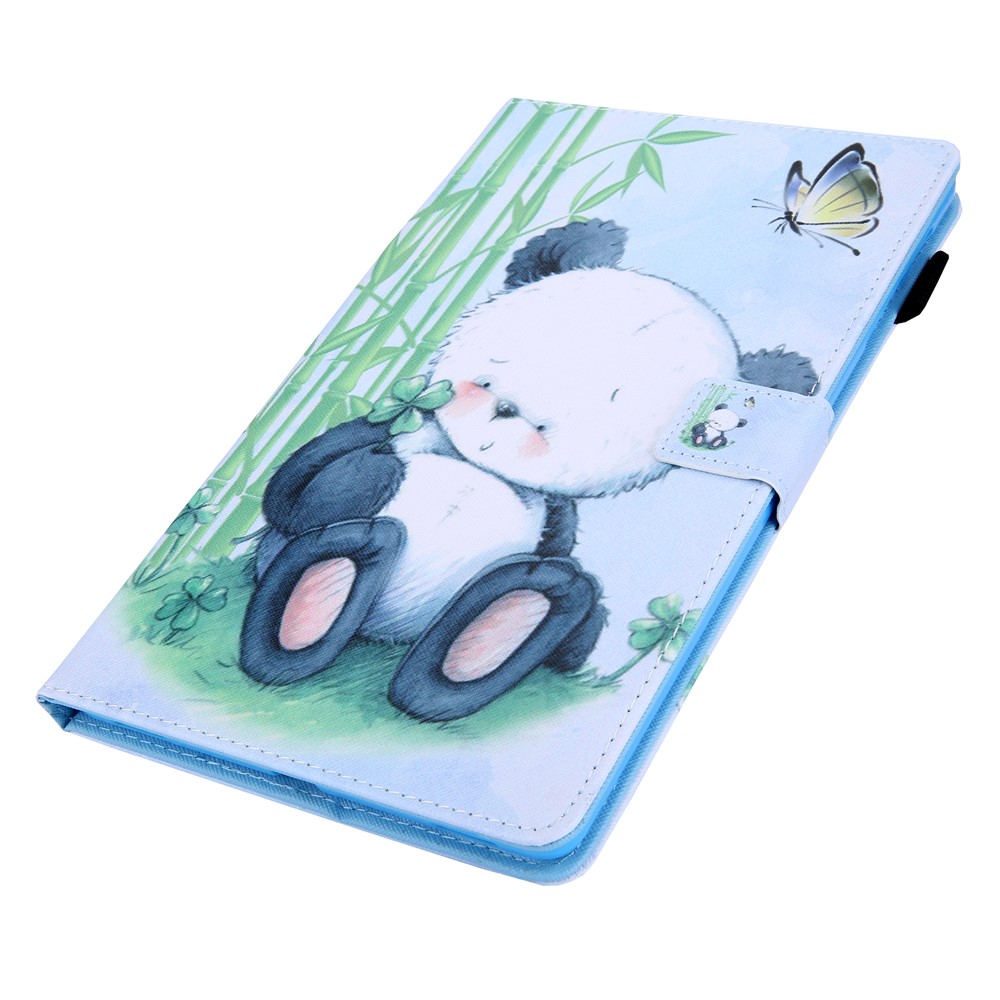 Pattern Printing PU Leather Card Holder Tablet Stand Case for Samsung Galaxy Tab A 10.1 (2019) SM-T510/SM-T515 - Panda-3