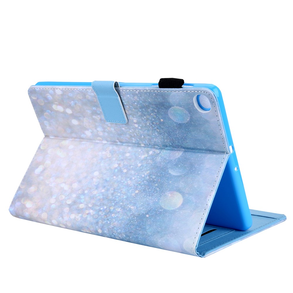 Pattern Printing PU Leather Card Holder Tablet Stand Case for Samsung Galaxy Tab A 10.1 (2019) SM-T510/SM-T515 - Sparkling Sand-5