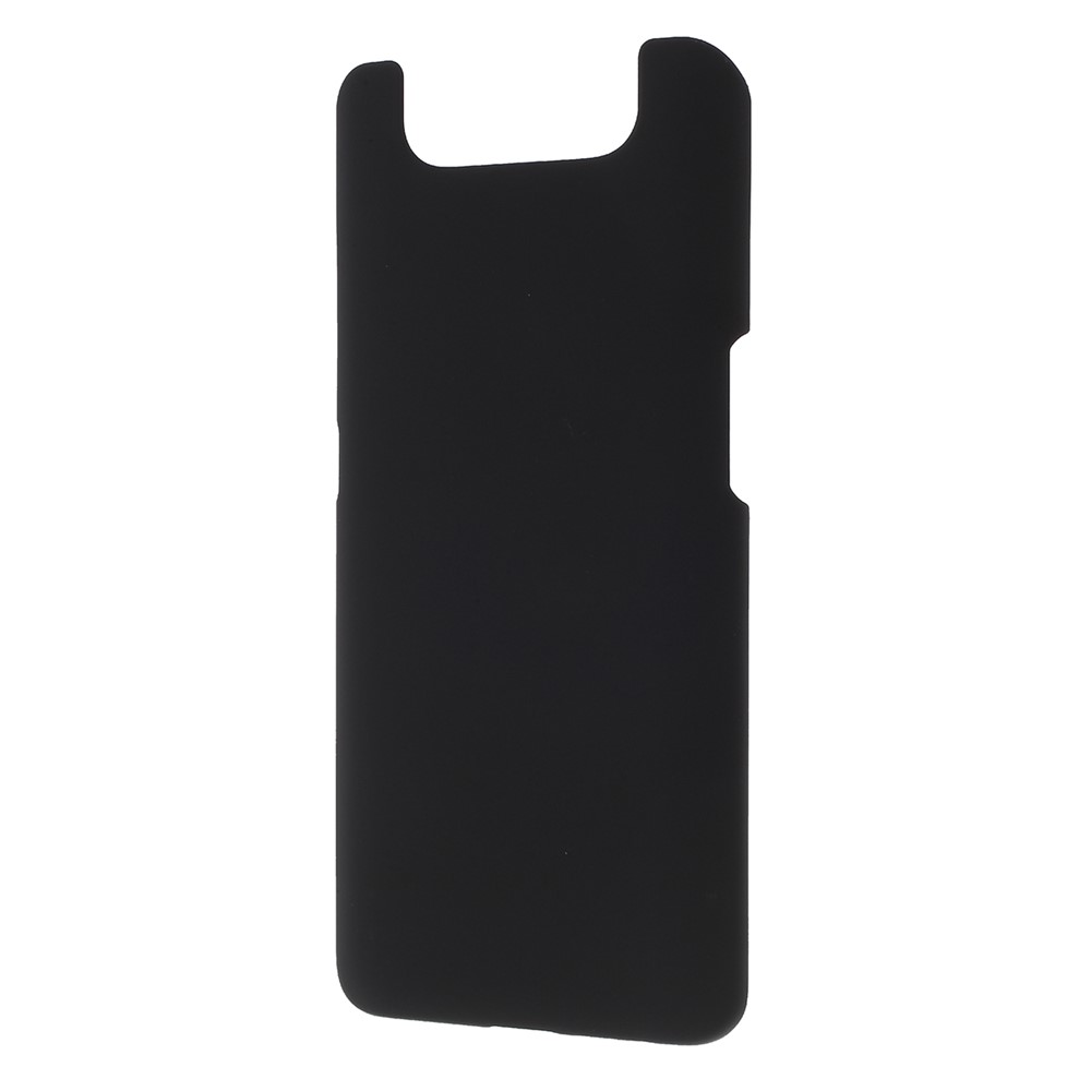 Glossy Rubberized Hard PC Phone Case for Samsung Galaxy A80 / A90 - Black-2