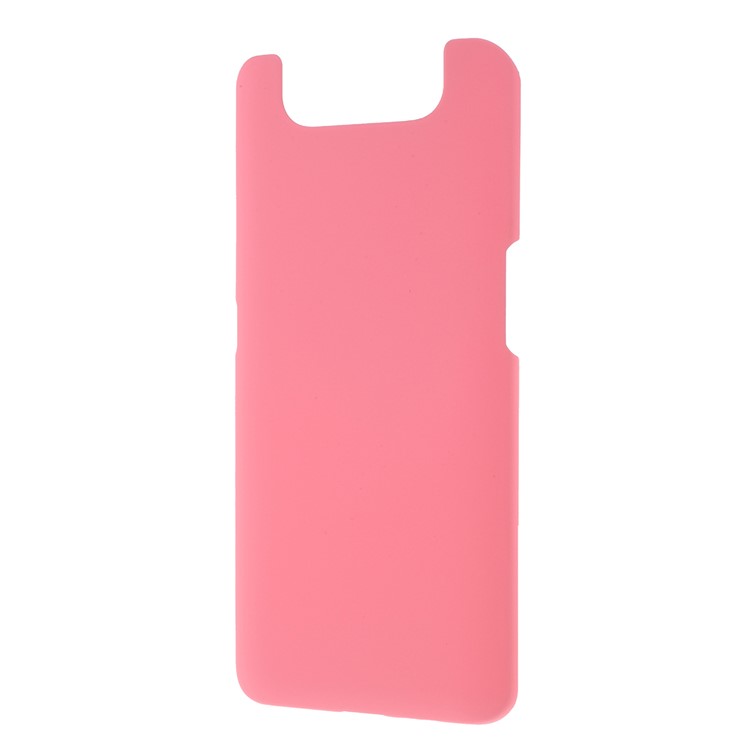 Glossy Rubberized Hard PC Phone Case for Samsung Galaxy A80 / A90 - Pink-2