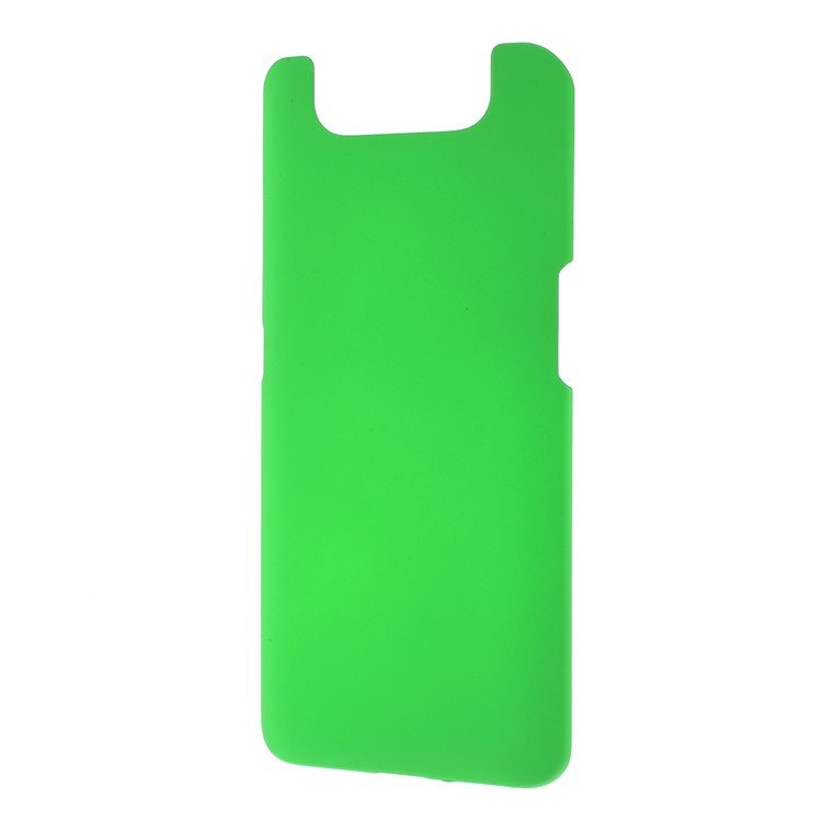 Glossy Rubberized Hard PC Phone Case for Samsung Galaxy A80 / A90 - Green-2
