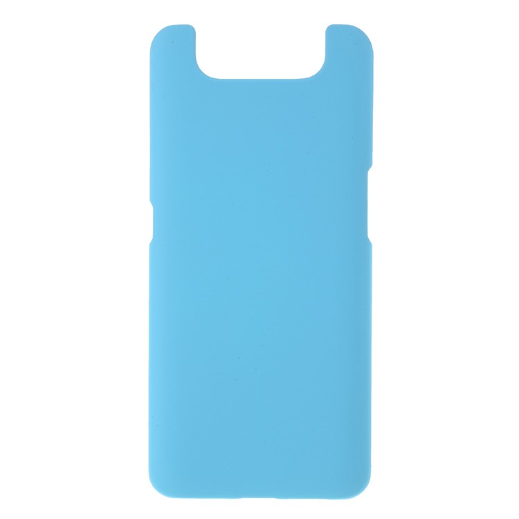 Glossy Rubberized Hard PC Phone Case for Samsung Galaxy A80 / A90 - Baby Blue-1