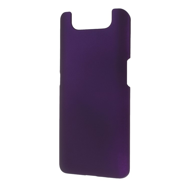 Étui De Téléphone Caoutchouté Dur Pour Téléphone Portable Pour Samsung Galaxy A80 / A90 - Violet Foncé-2