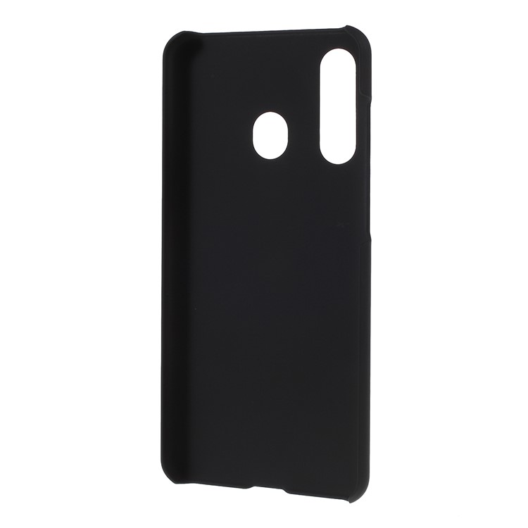 Glossy Rubberized PC Hard Case for Samsung Galaxy A60 - Black-3