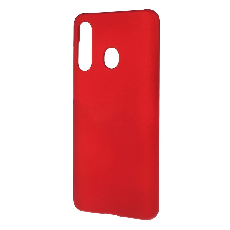Coque Rigide Caoutchoutée En PC Pour Samsung Galaxy A60 - Rouge-2