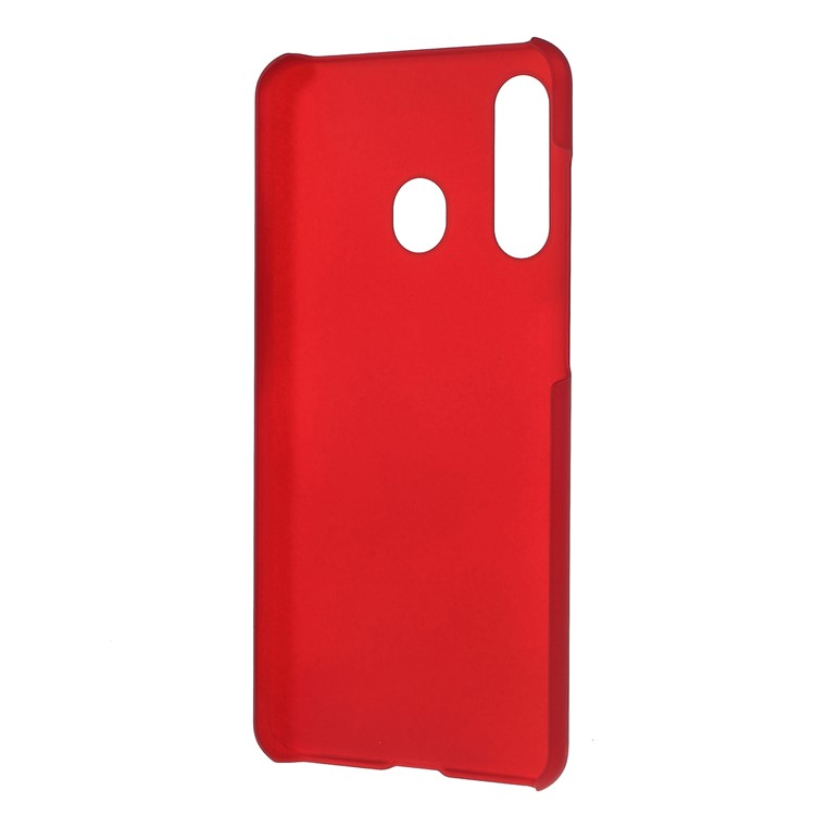 Coque Rigide Caoutchoutée En PC Pour Samsung Galaxy A60 - Rouge-3
