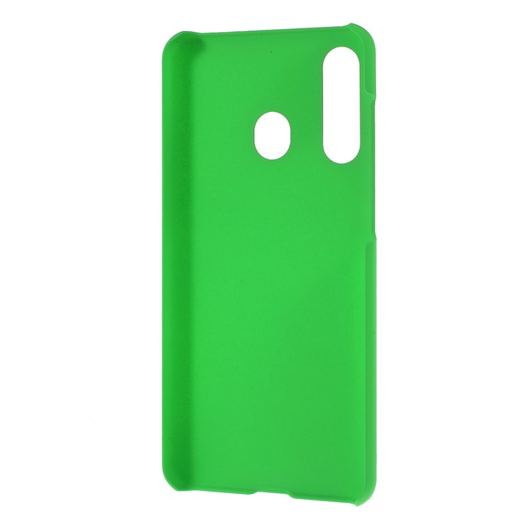 Glossy Rubberized PC Hard Case for Samsung Galaxy A60 - Green-3