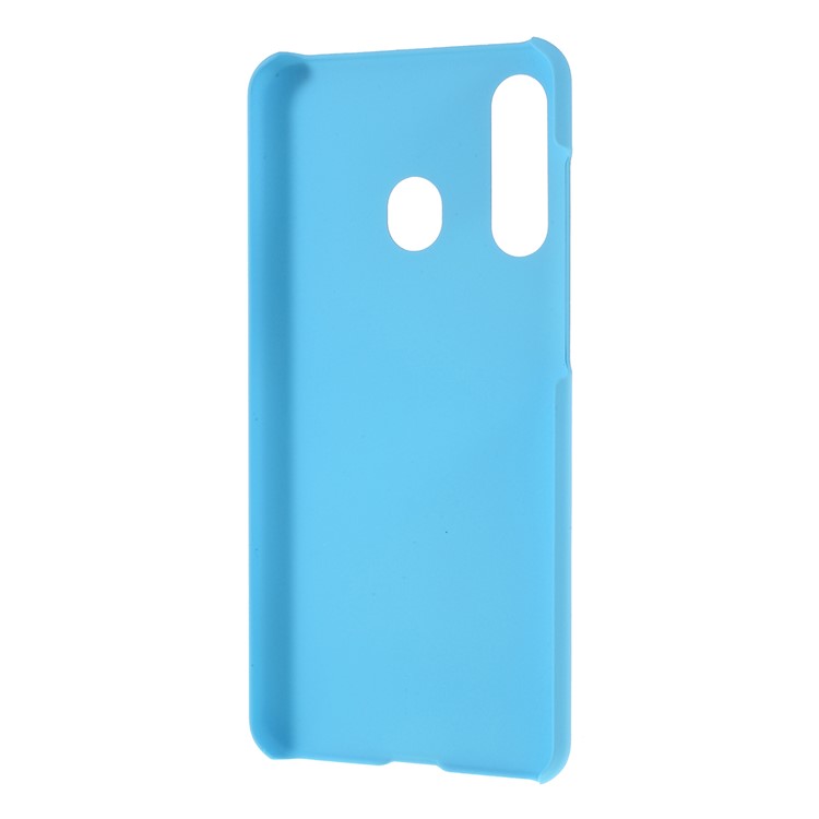Glossy Rubberized PC Hard Case for Samsung Galaxy A60 - Baby Blue-3
