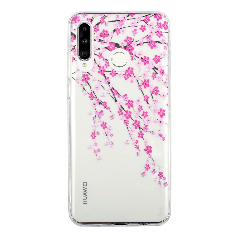 Pattern Printing Embossment Soft TPU Phone Case for Samsung Galaxy M20 - Sweet Flower-2