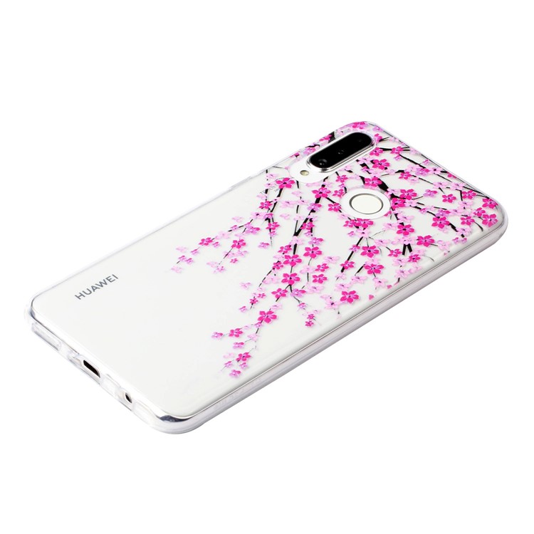 Pattern Printing Embossment Soft TPU Phone Case for Samsung Galaxy M20 - Sweet Flower-3