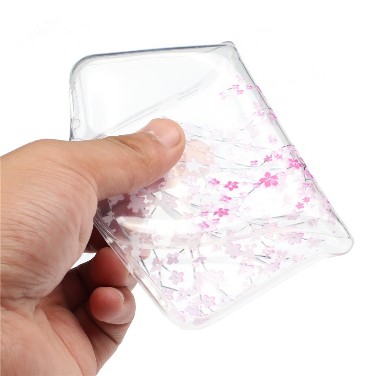 Pattern Printing Embossment Soft TPU Phone Case for Samsung Galaxy M20 - Sweet Flower-4