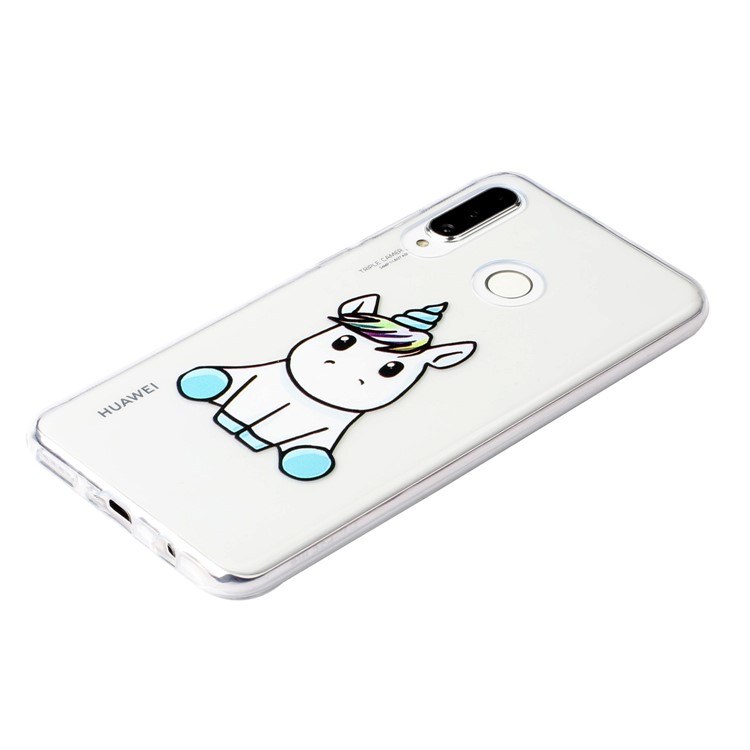 Pattern Printing Embossment Soft TPU Phone Case for Samsung Galaxy M20 - Single Unicorn-3