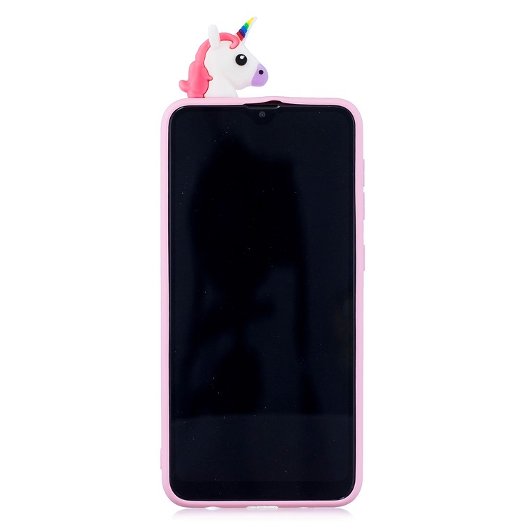 3D Animal Doll Pattern TPU Gel Protective Phone Cover for Samsung Galaxy M10 - Unicorn-3