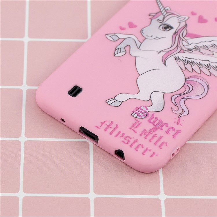 3D Animal Doll Pattern TPU Gel Protective Phone Cover for Samsung Galaxy M10 - Unicorn-7