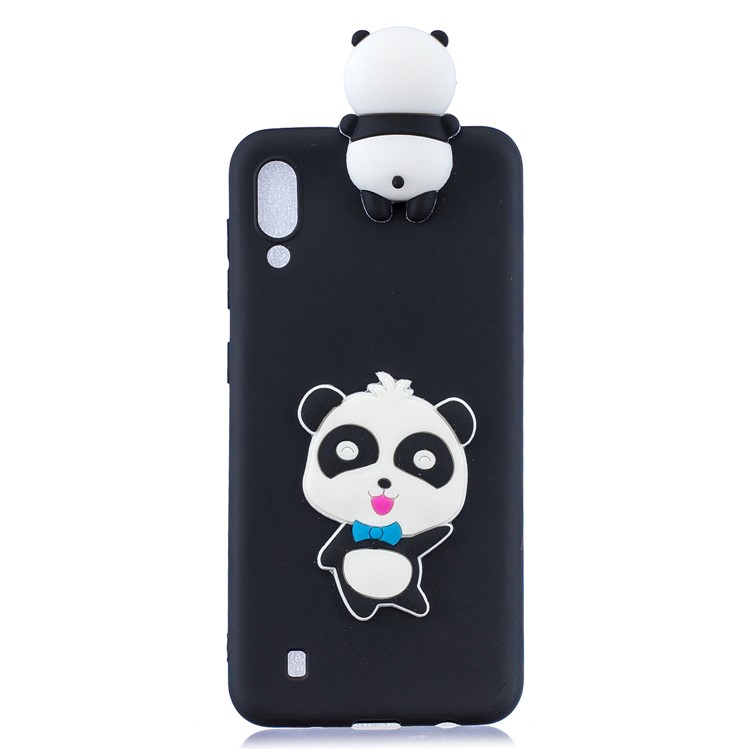 3D Animal Doll Pattern TPU Gel Protective Phone Cover for Samsung Galaxy M10 - Boy Panda-2