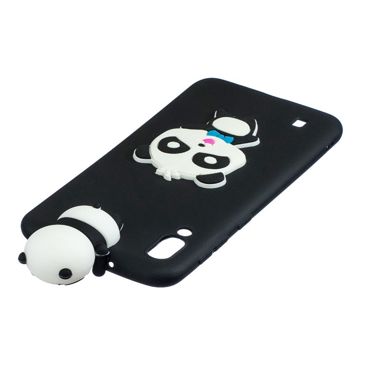 3D Animal Doll Pattern TPU Gel Protective Phone Cover for Samsung Galaxy M10 - Boy Panda-5