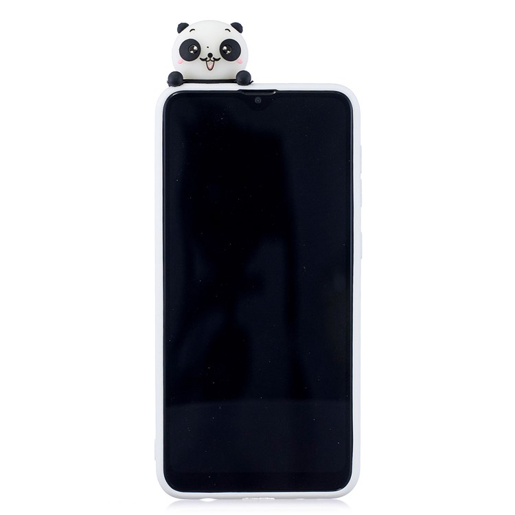 3D Animal Doll Pattern TPU Gel Protective Phone Cover for Samsung Galaxy M10 - Girl Panda-3