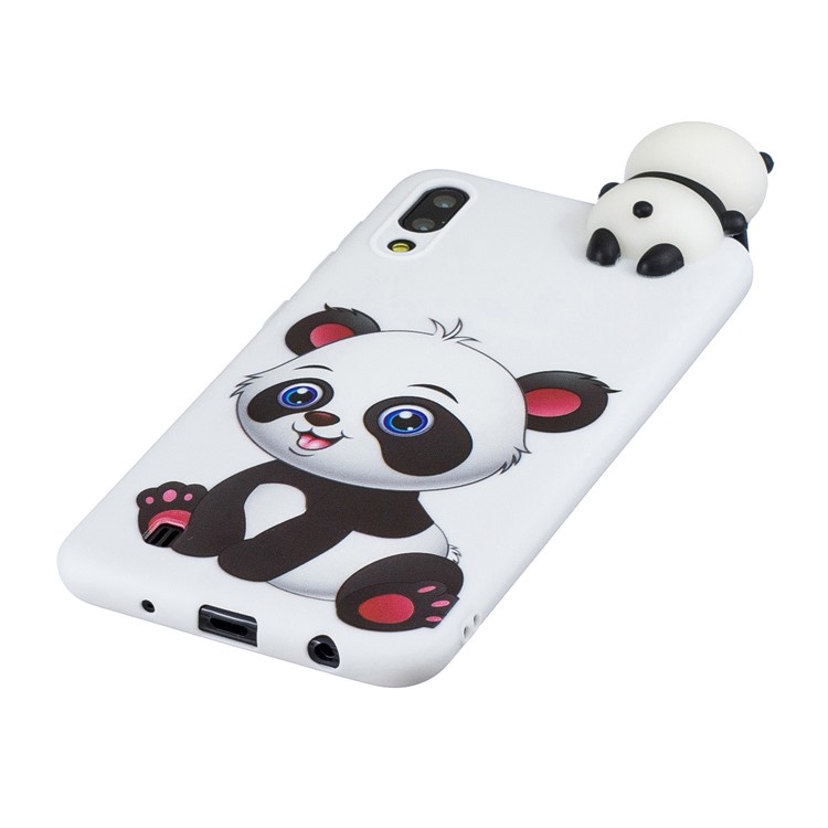 3D Animal Doll Pattern TPU Gel Protective Phone Cover for Samsung Galaxy M10 - Girl Panda-4