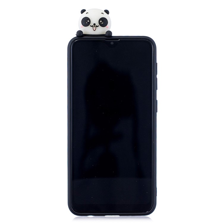 3D Animal Doll Pattern TPU Gel Protective Phone Cover for Samsung Galaxy M10 - Three Pandas-3