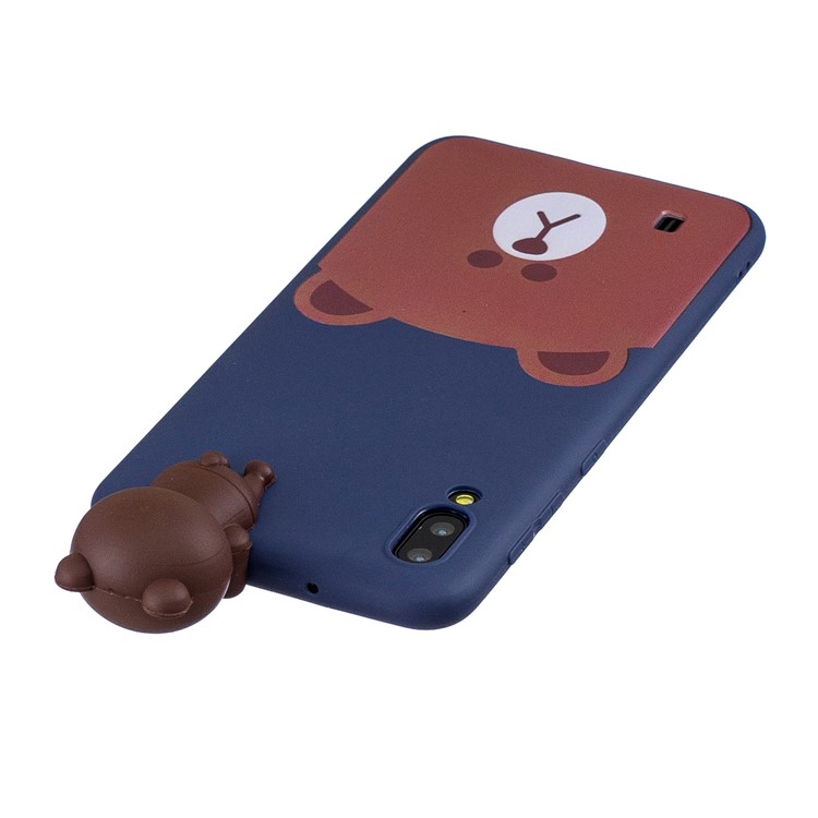 3D Animal Doll Pattern TPU Gel Protective Phone Cover for Samsung Galaxy M10 - Bear-5