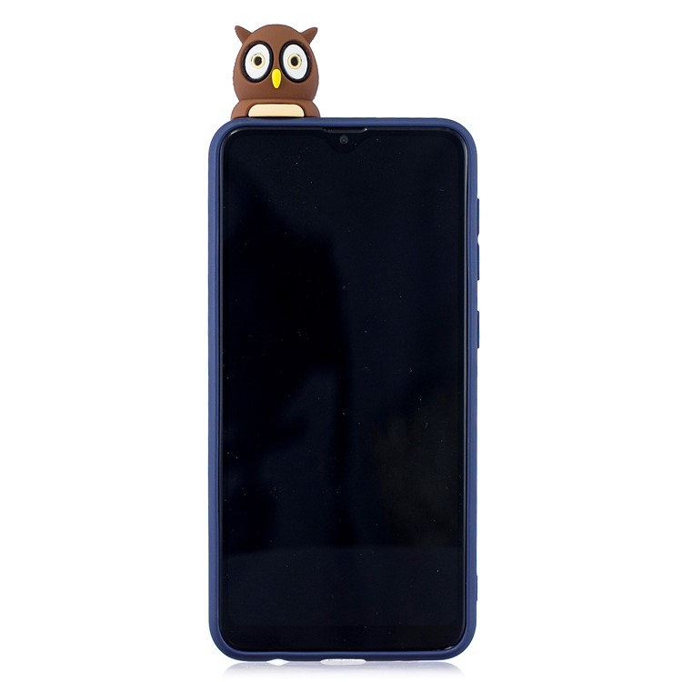 3D Animal Doll Pattern TPU Gel Protective Phone Cover for Samsung Galaxy M10 - Male Owl-3
