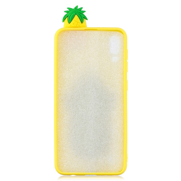 Cubierta Protectora Del Teléfono Del Animal De La Muñeca Del Gel TPU 3D Para Samsung Galaxy M10 - Piña-3