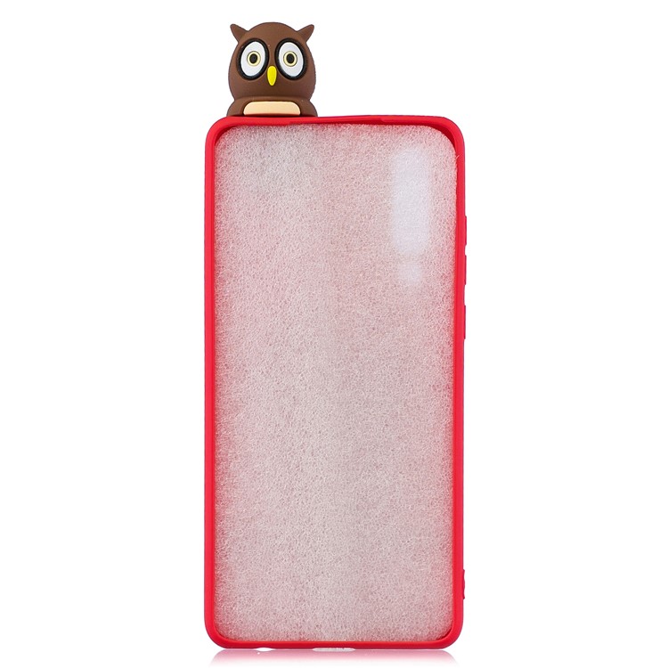 3D Animal Doll Pattern Soft TPU Phone Case for Samsung Galaxy A70 - Female Owl-3