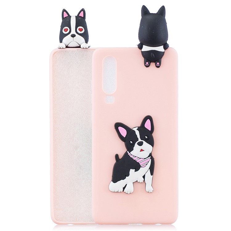 3D Animal Doll Pattern Soft TPU Phone Case for Samsung Galaxy A70 - Dog-1