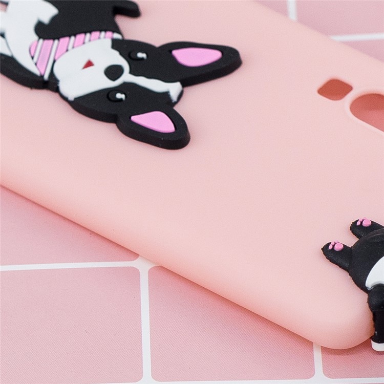 3D Animal Doll Pattern Soft TPU Phone Case for Samsung Galaxy A70 - Dog-11