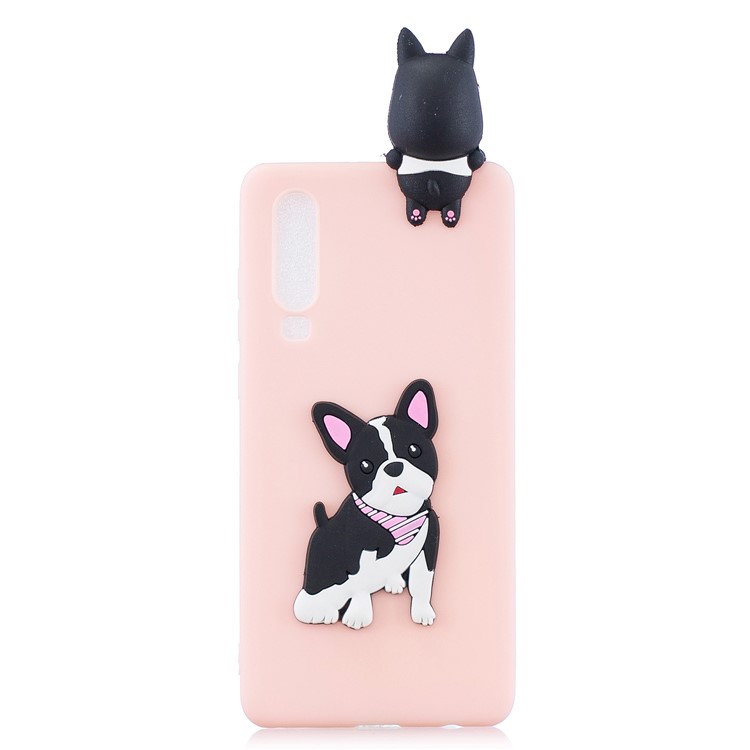 3D Animal Doll Pattern Soft TPU Phone Case for Samsung Galaxy A70 - Dog-2